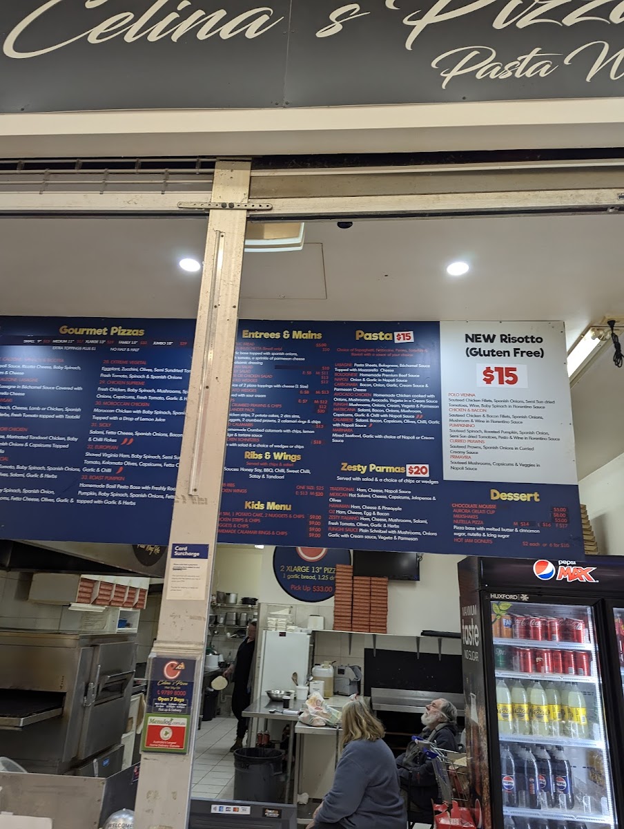 Menu Celinas Pizza And Pasta Frankston-5