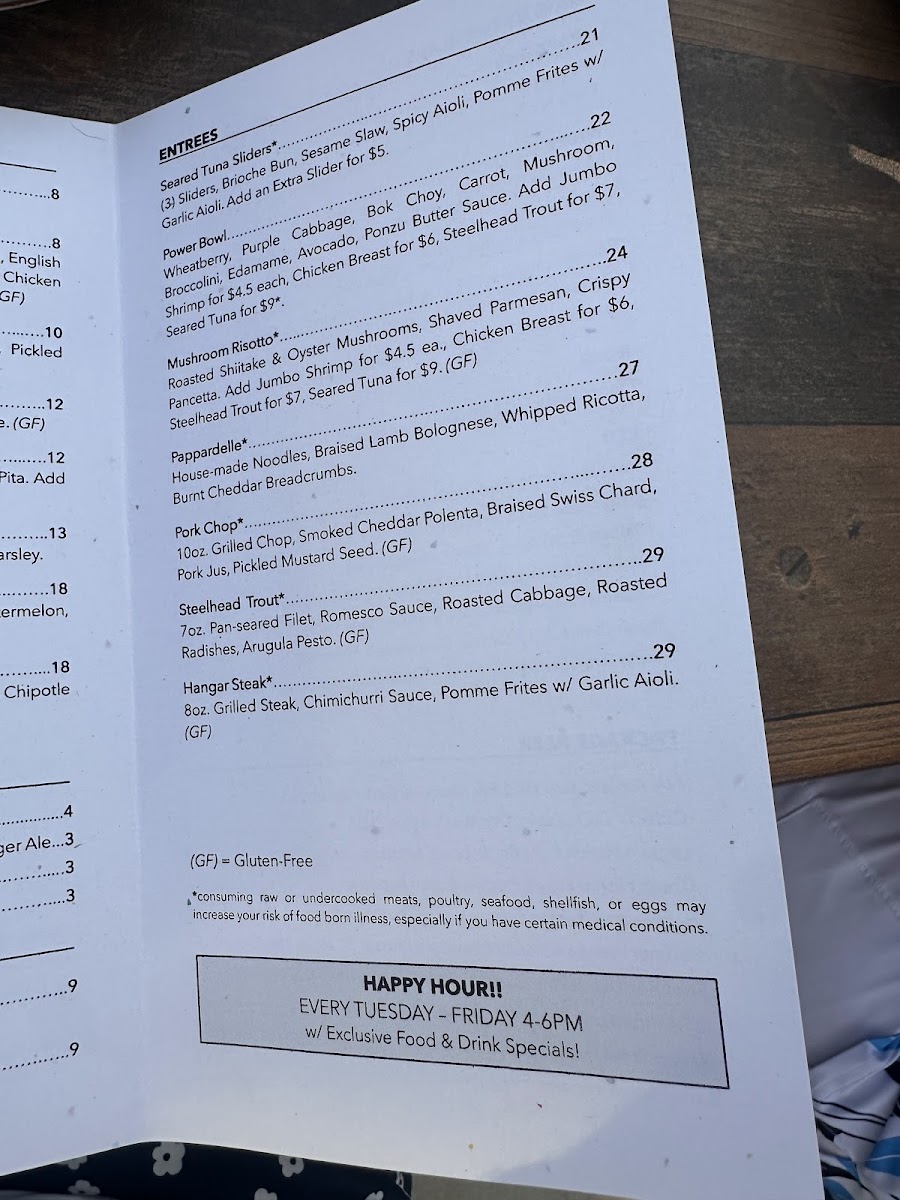 Menu Cellar House-6