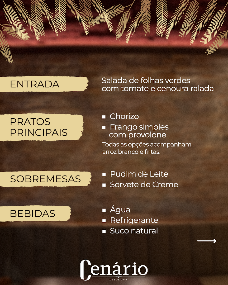 Menu Cenário-8