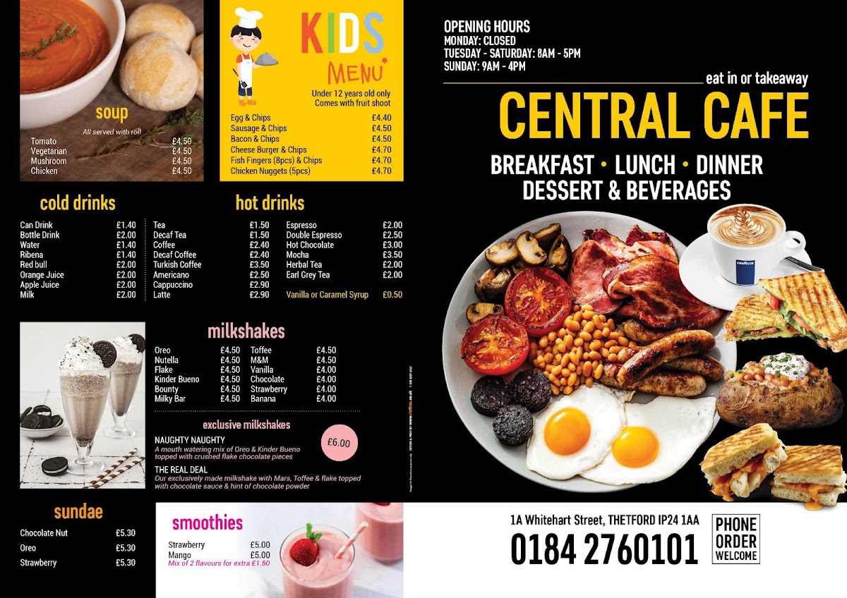 Menu Central Cafe & Restaurant-2