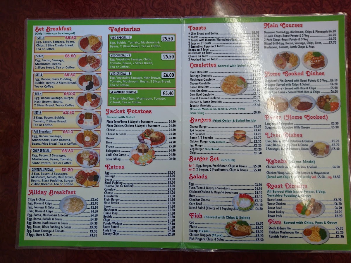 Menu Central Cafe & Restaurant-3