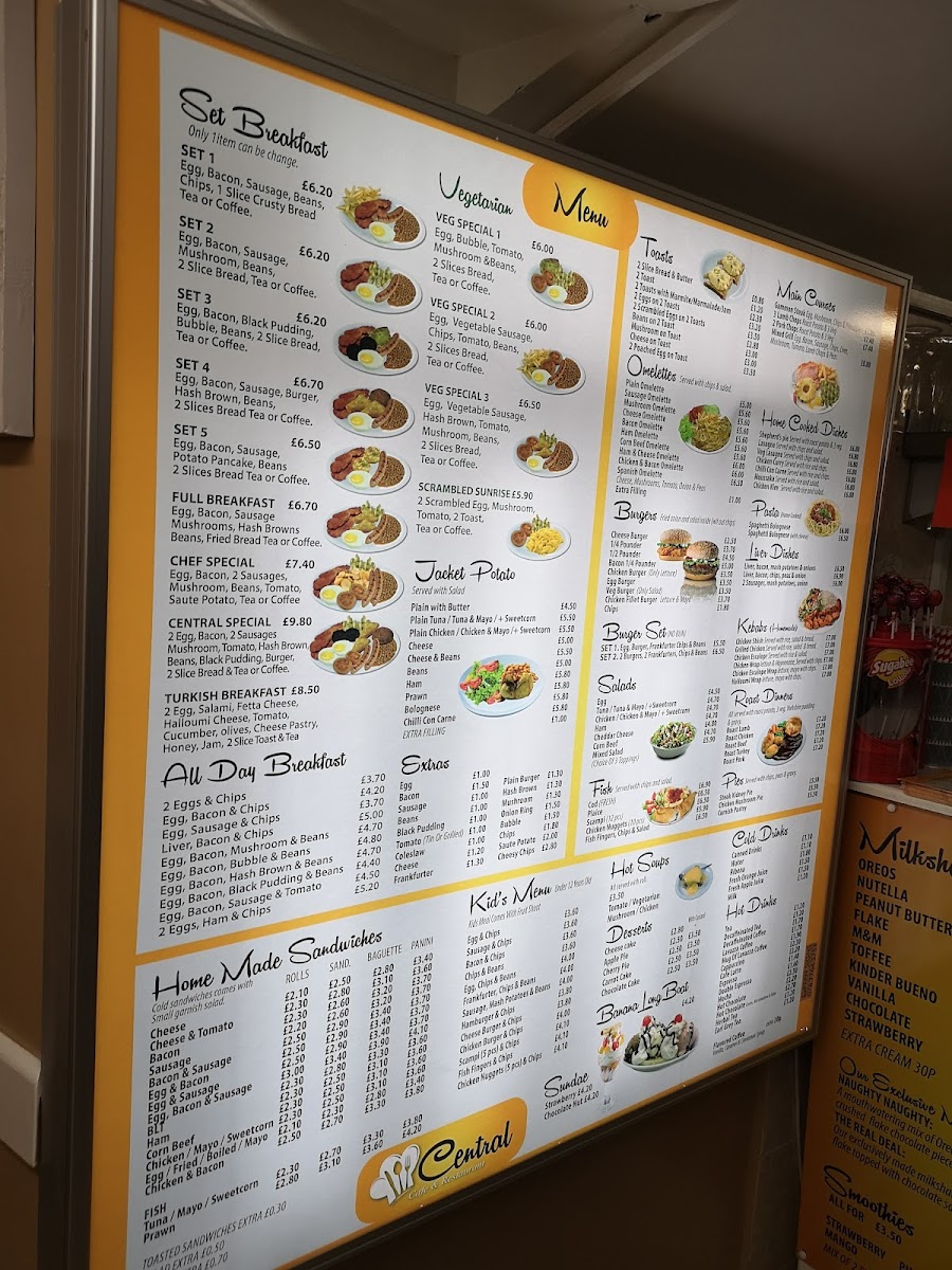 Menu Central Cafe & Restaurant-5