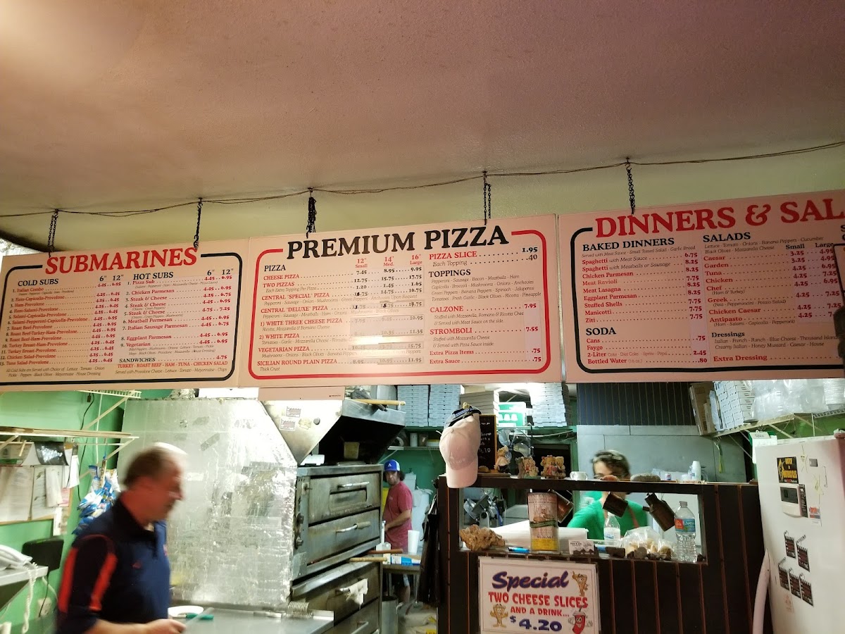 Menu Central Pizza & Subs-4