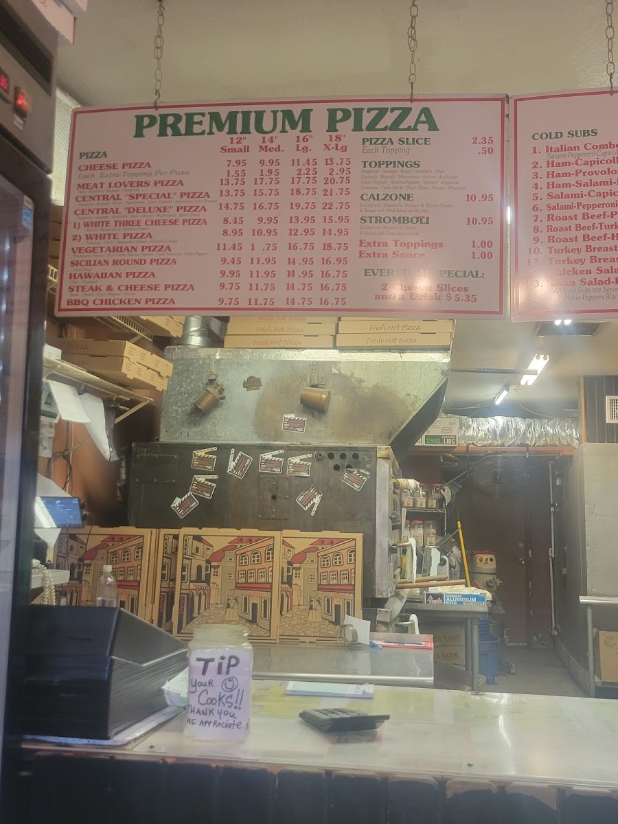Menu Central Pizza & Subs-5