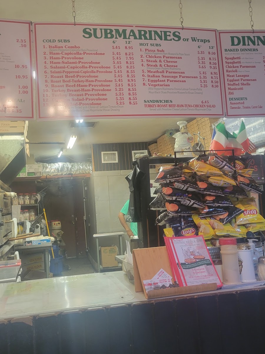 Menu Central Pizza & Subs-6