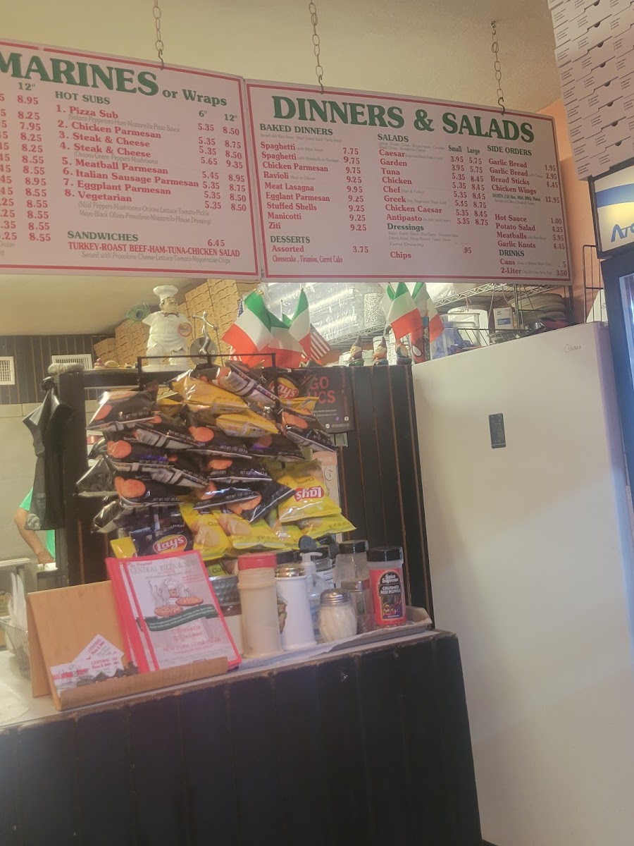 Menu Central Pizza & Subs-8