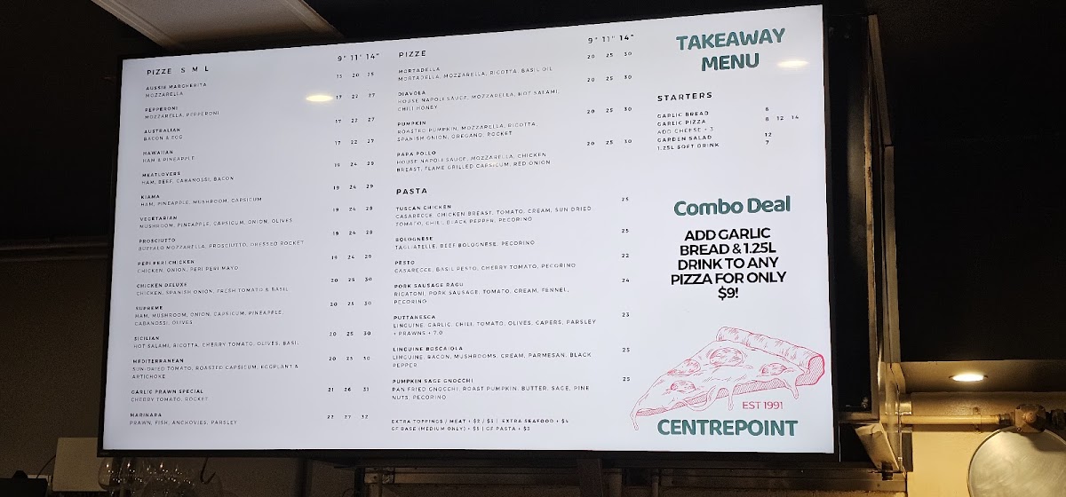 Menu Centrepoint Pizza Kiama-1