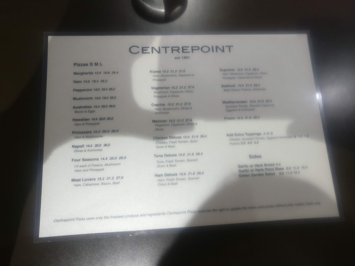 Menu Centrepoint Pizza Kiama-3