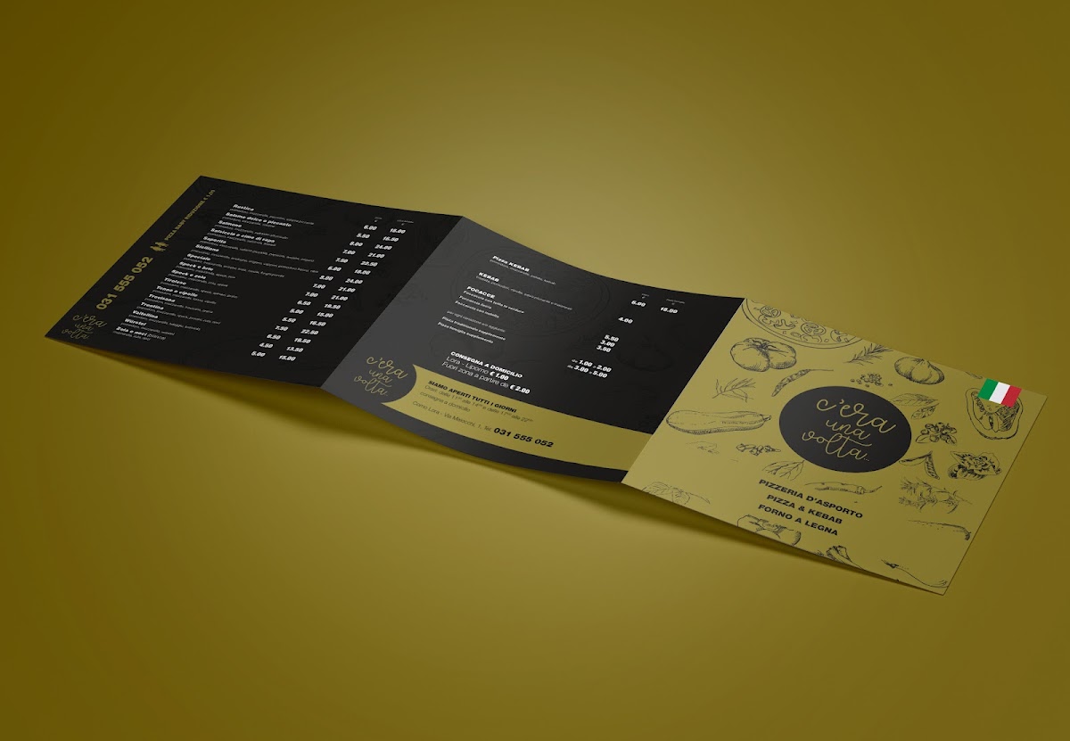 Menu C'era Una Volta Lora-7