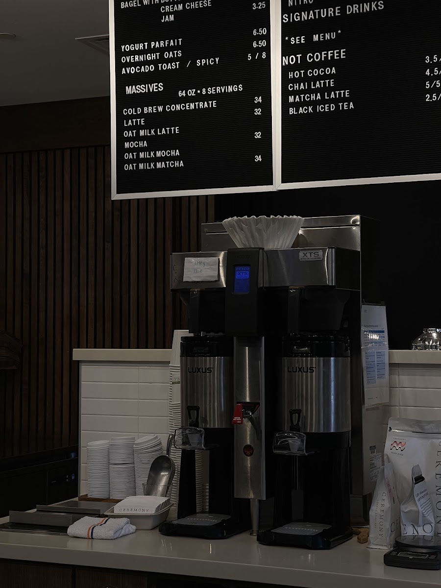 Menu Ceremony Coffee - Cross Street Market-5