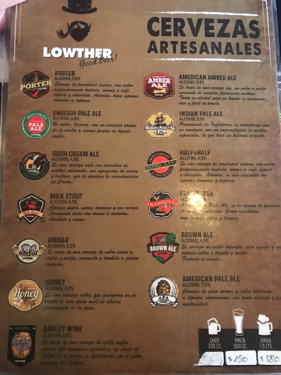 Menu Cervecería Amancay-4