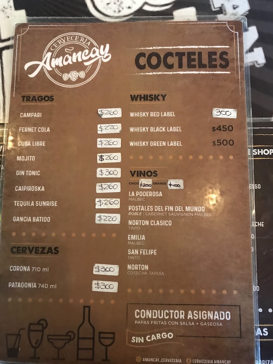 Menu Cervecería Amancay-6