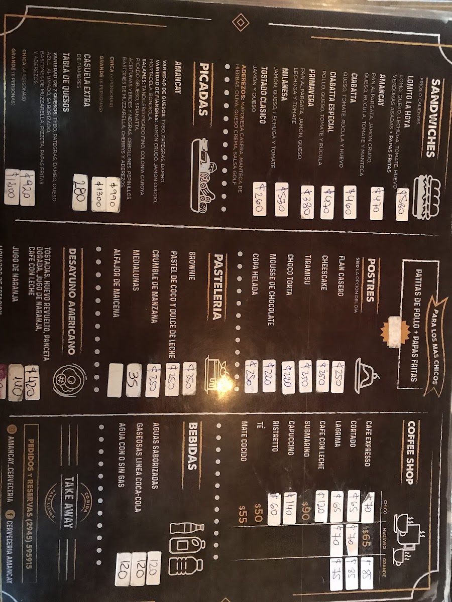 Menu Cervecería Amancay-9