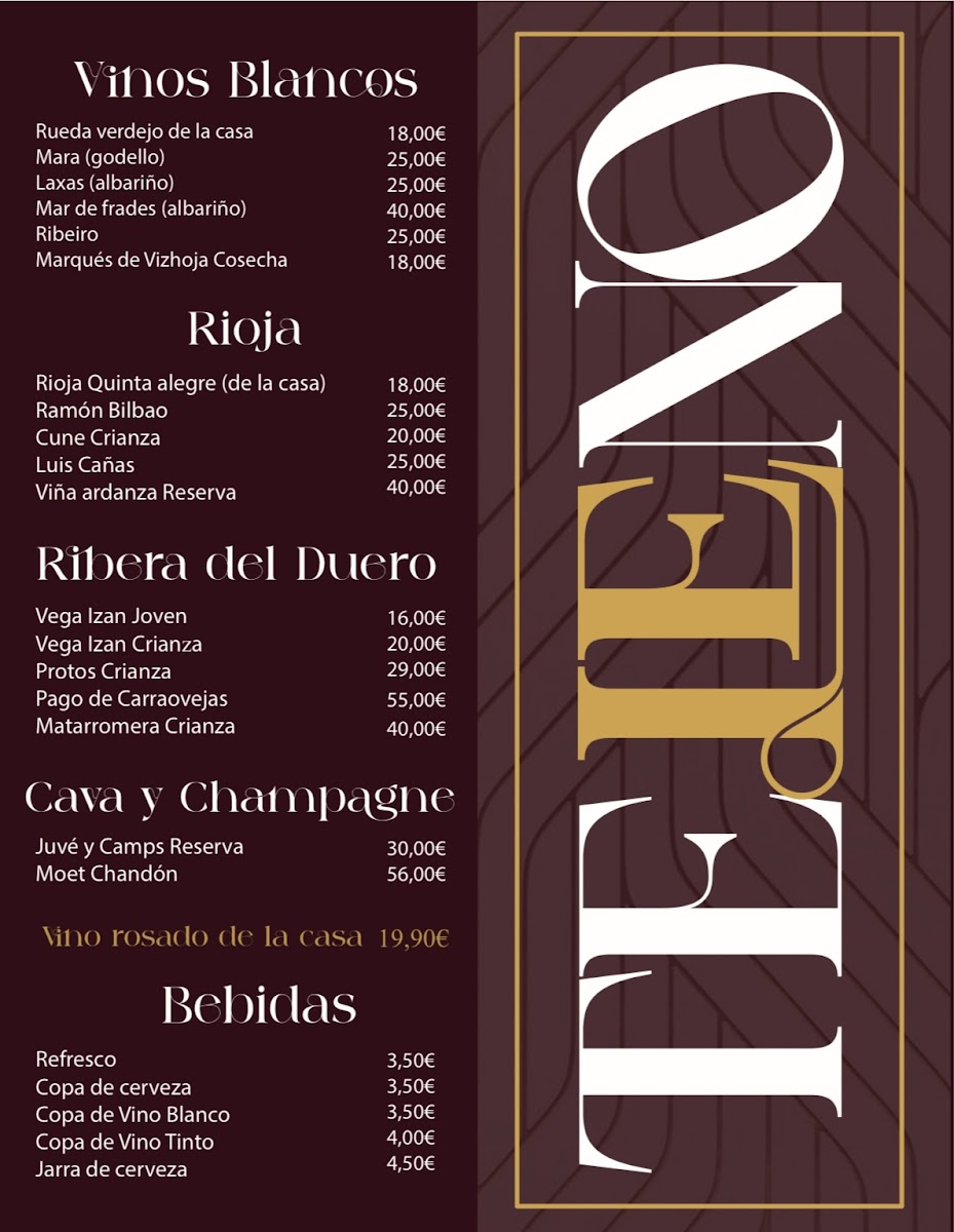 Menu Cervecería Arcade - Grupo Teleno Madrid-1