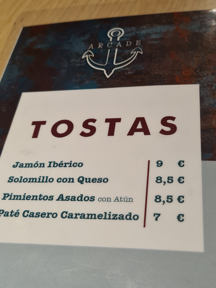 Menu Cervecería Arcade - Grupo Teleno Madrid-6