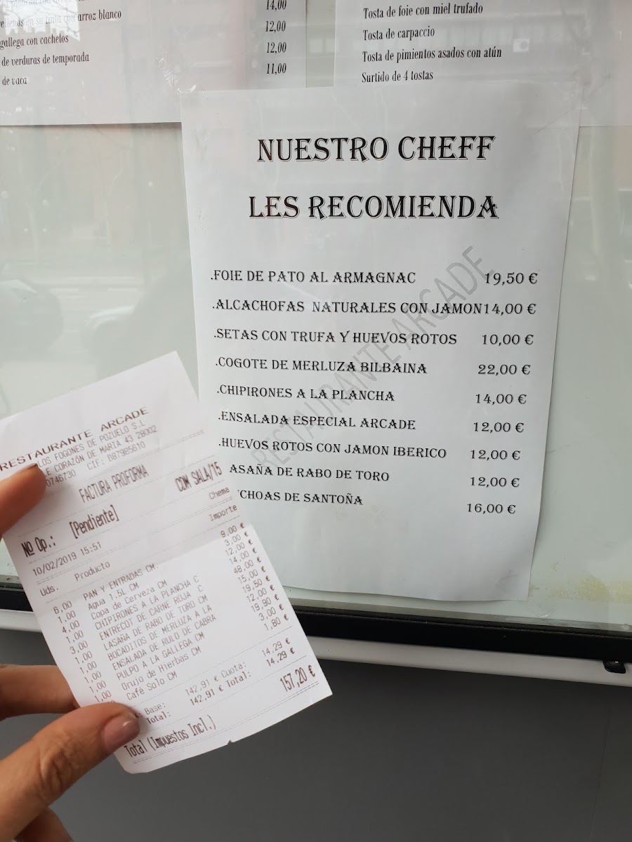 Menu Cervecería Arcade - Grupo Teleno Madrid-9