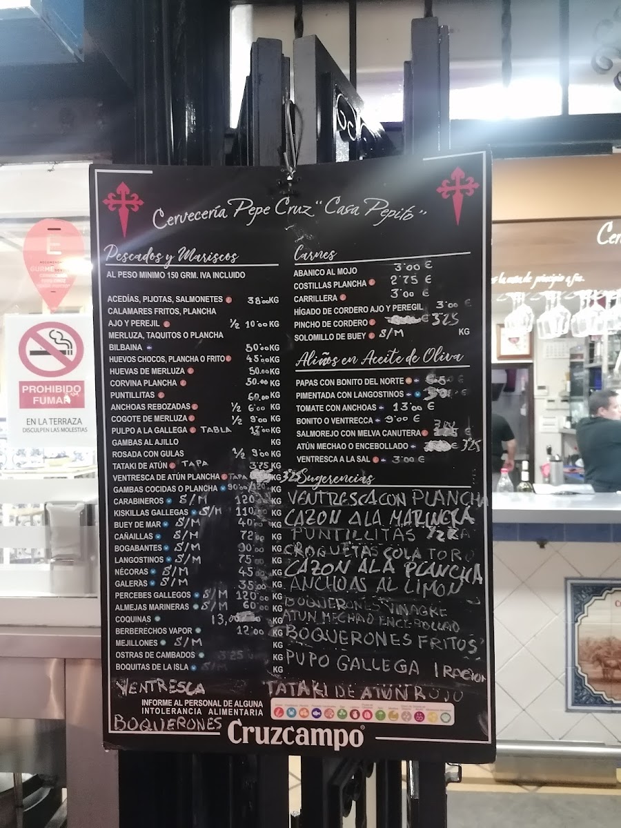 Menu Cervecería Pepe Cruz Casa Pepito-7