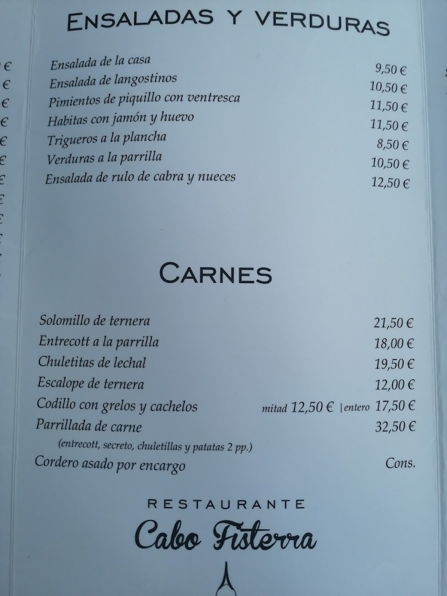 Menu Cervecería Restaurante Cabo Fisterra-2