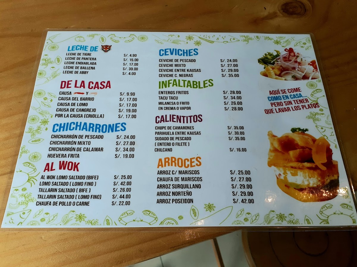 Menu Ceviche Entre Kausas - Surquillo-2