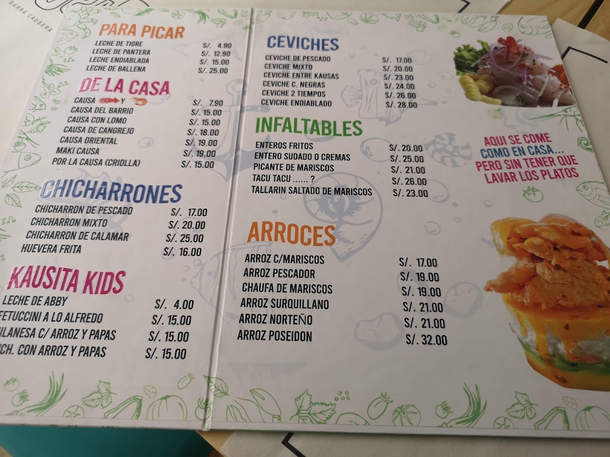 Menu Ceviche Entre Kausas - Surquillo-5