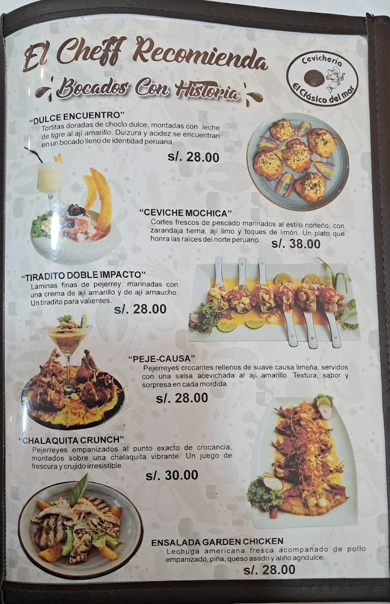 Menu Cevicheria El Clasico Del Mar-1