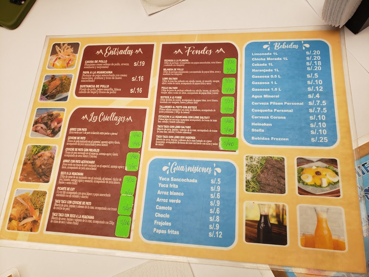 Menu Cevicheria El Clasico Del Mar-10