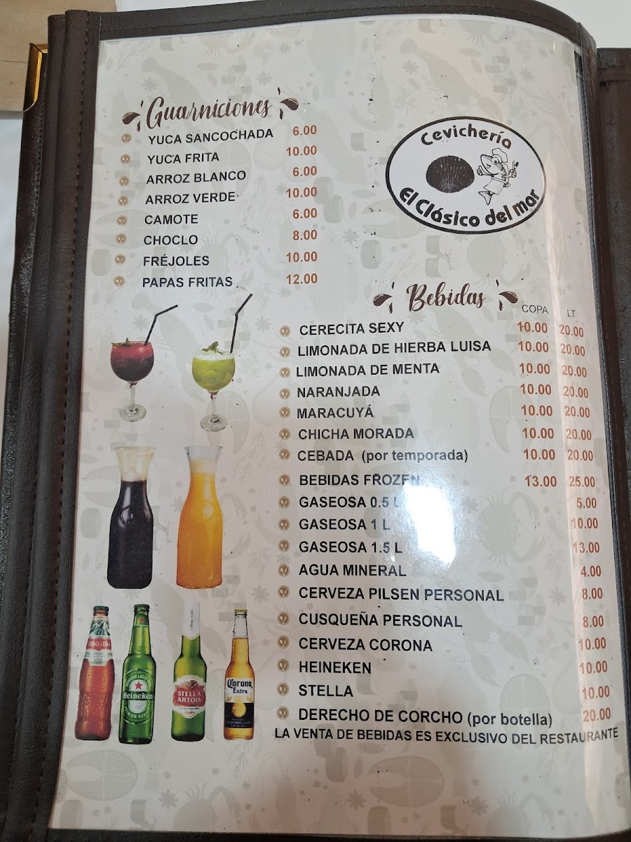 Menu Cevicheria El Clasico Del Mar-3