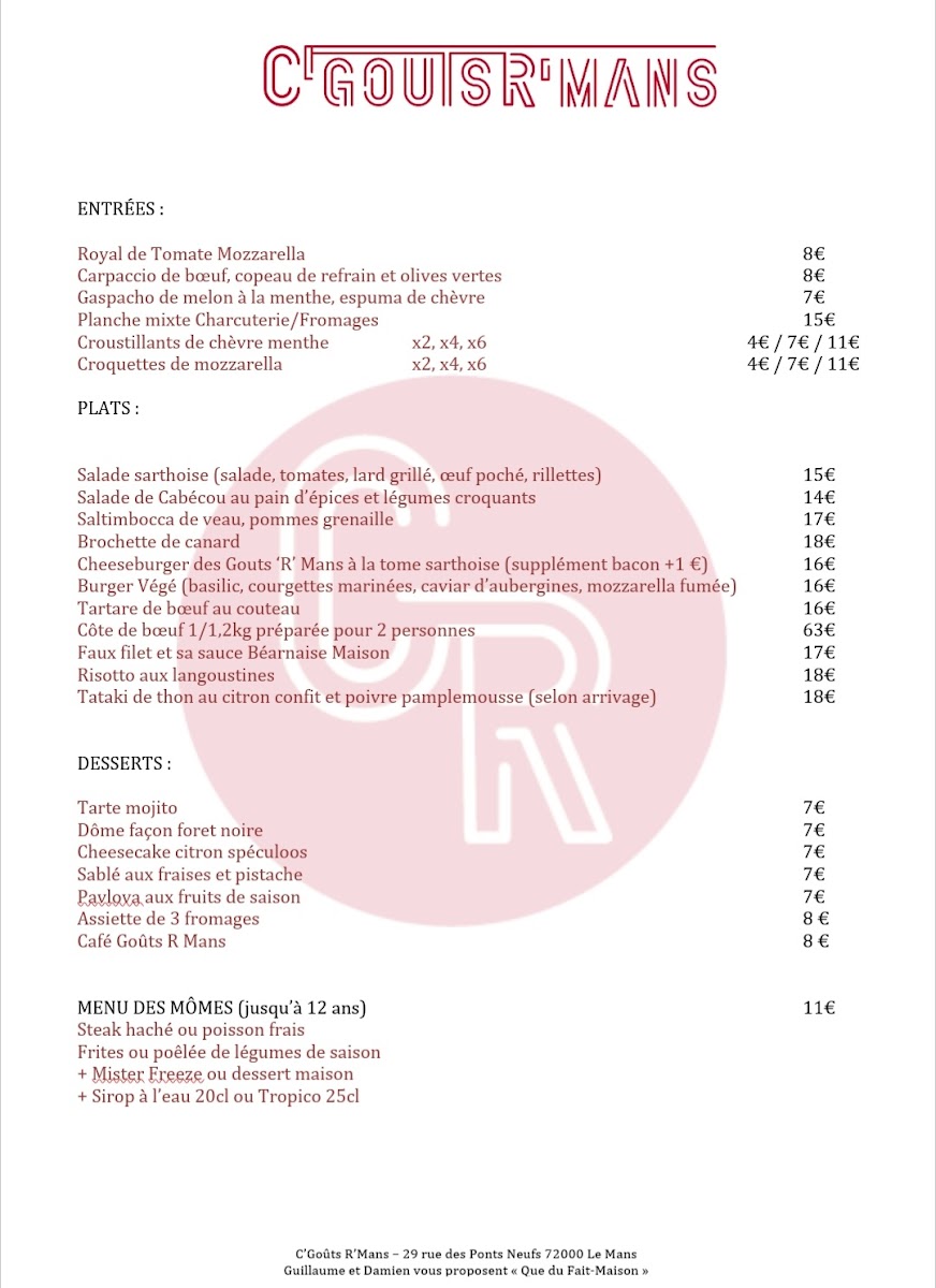 Menu C'gouts R'mans Restaurant-4