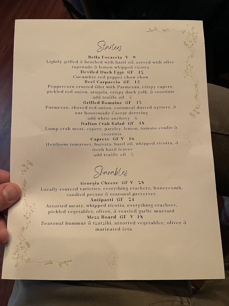 Menu Cha Bella-1