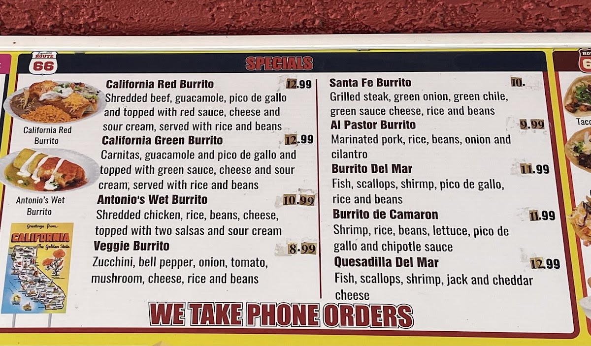Menu Cha-Cha's Tacos-1