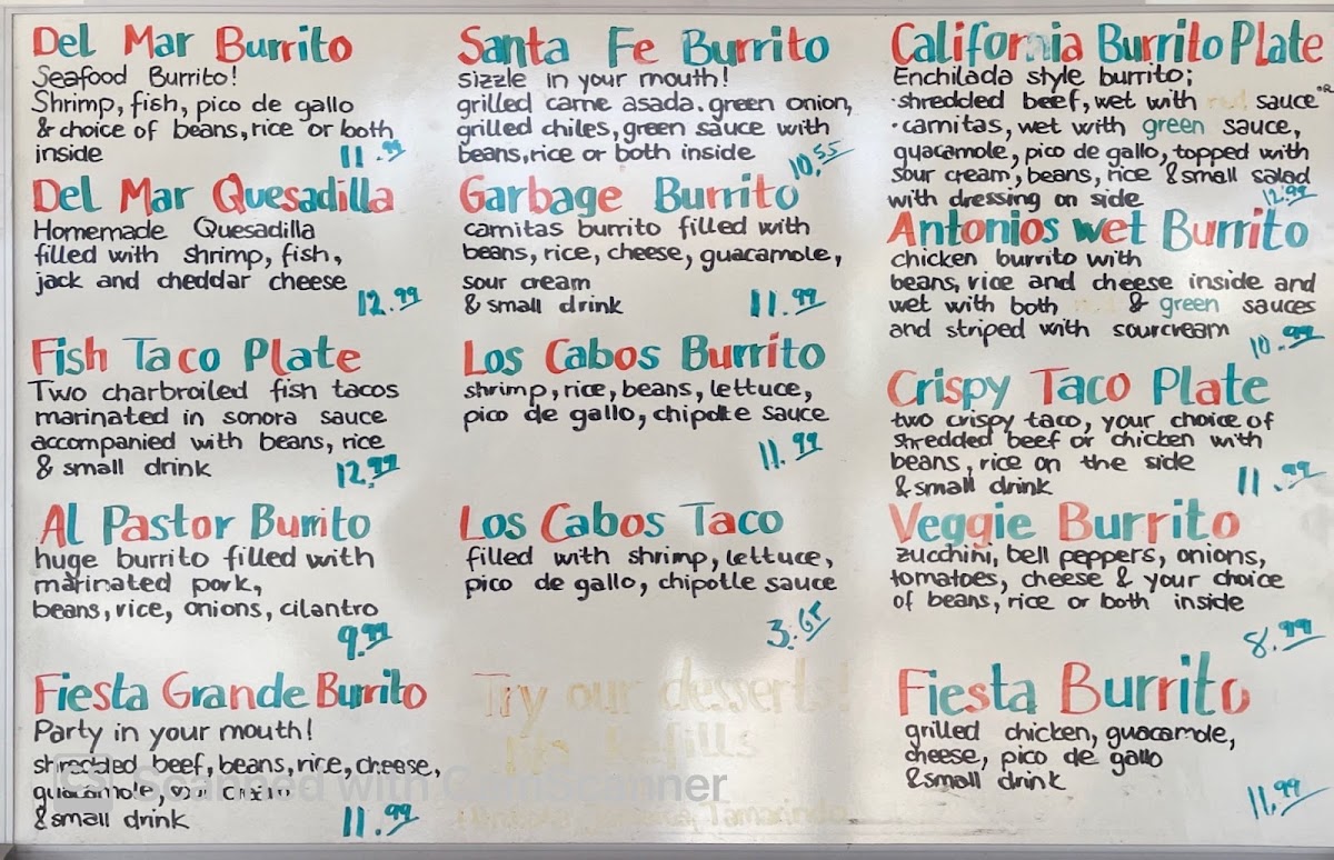 Menu Cha-Cha's Tacos-3