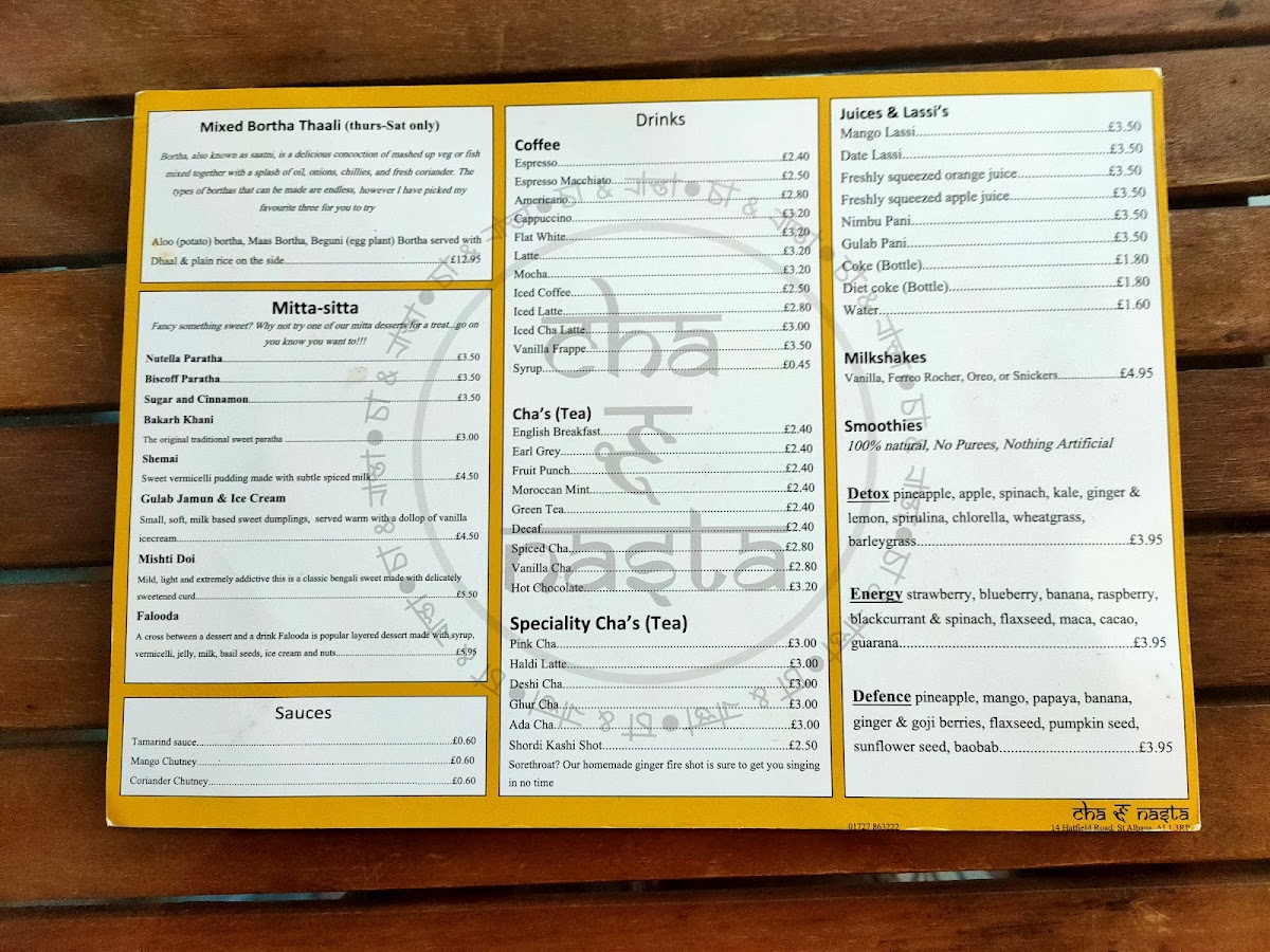 Menu Cha & Nasta-9