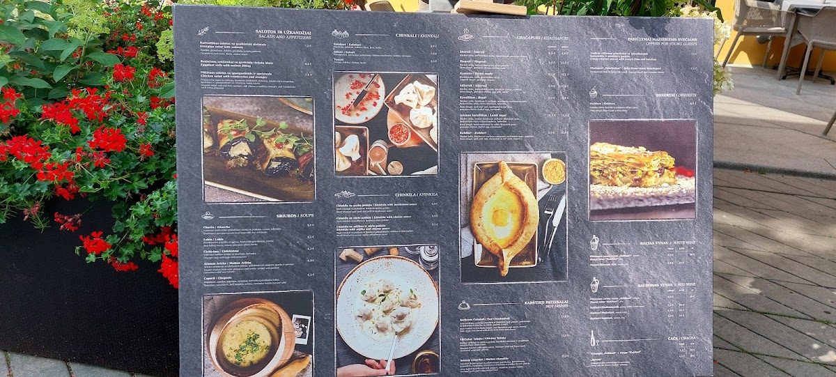 Menu Chačapuri Bistro @ Laisvės Al. 44-8