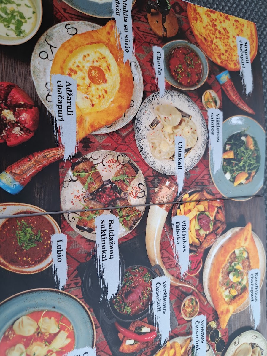 Menu Chačapuri Bistro @ Laisvės Al. 44-9