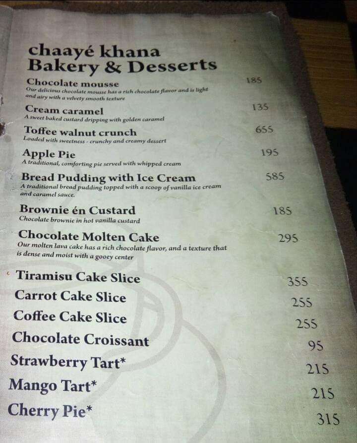 Menu Chaayé Khana-10