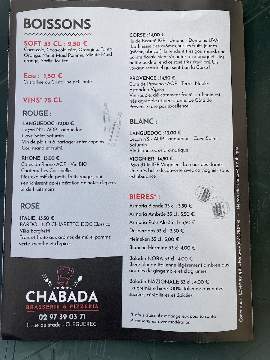 Menu Chabada-1
