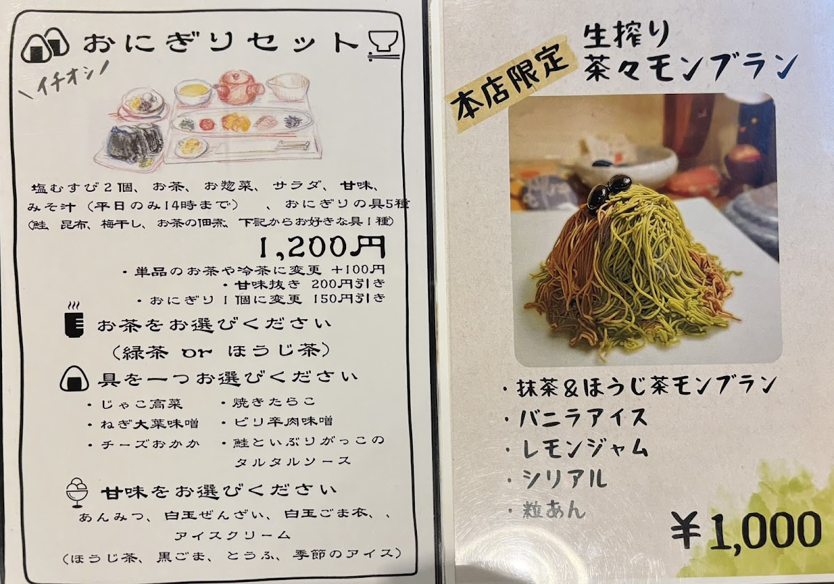 Menu Chacha Kōbō-2