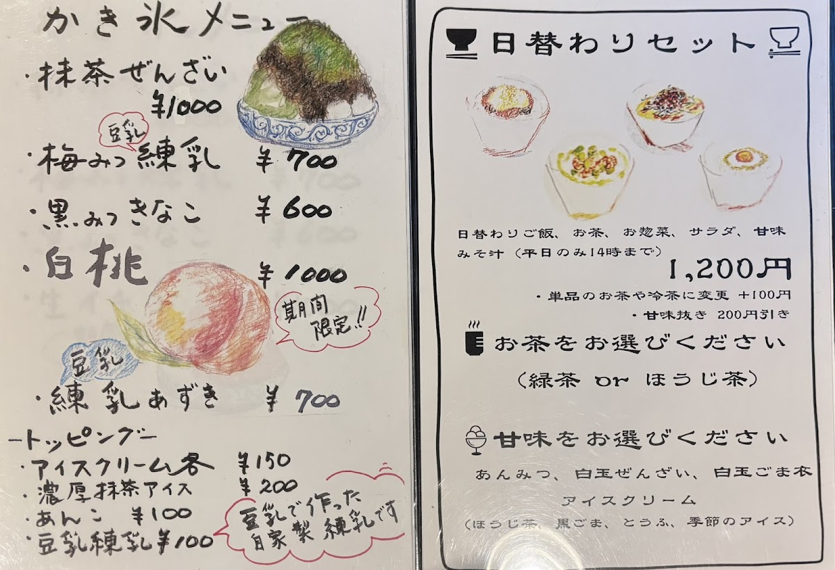 Menu Chacha Kōbō-5