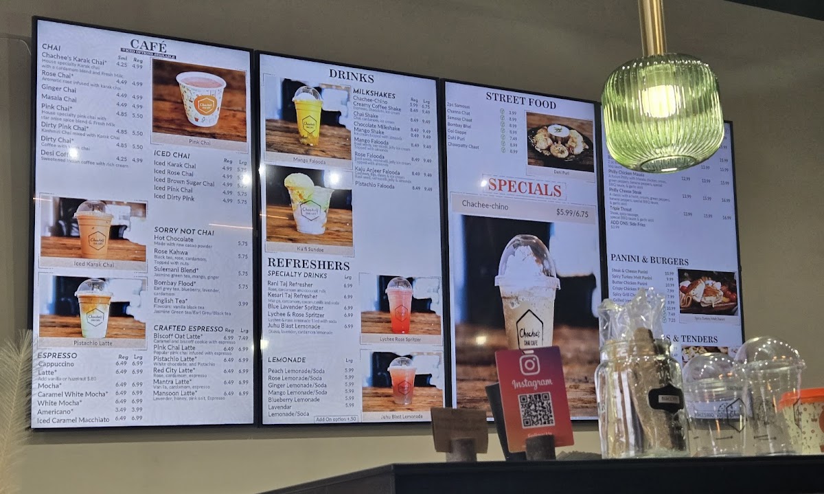 Menu Chachee's Chai Cafe (Mississauga)-2
