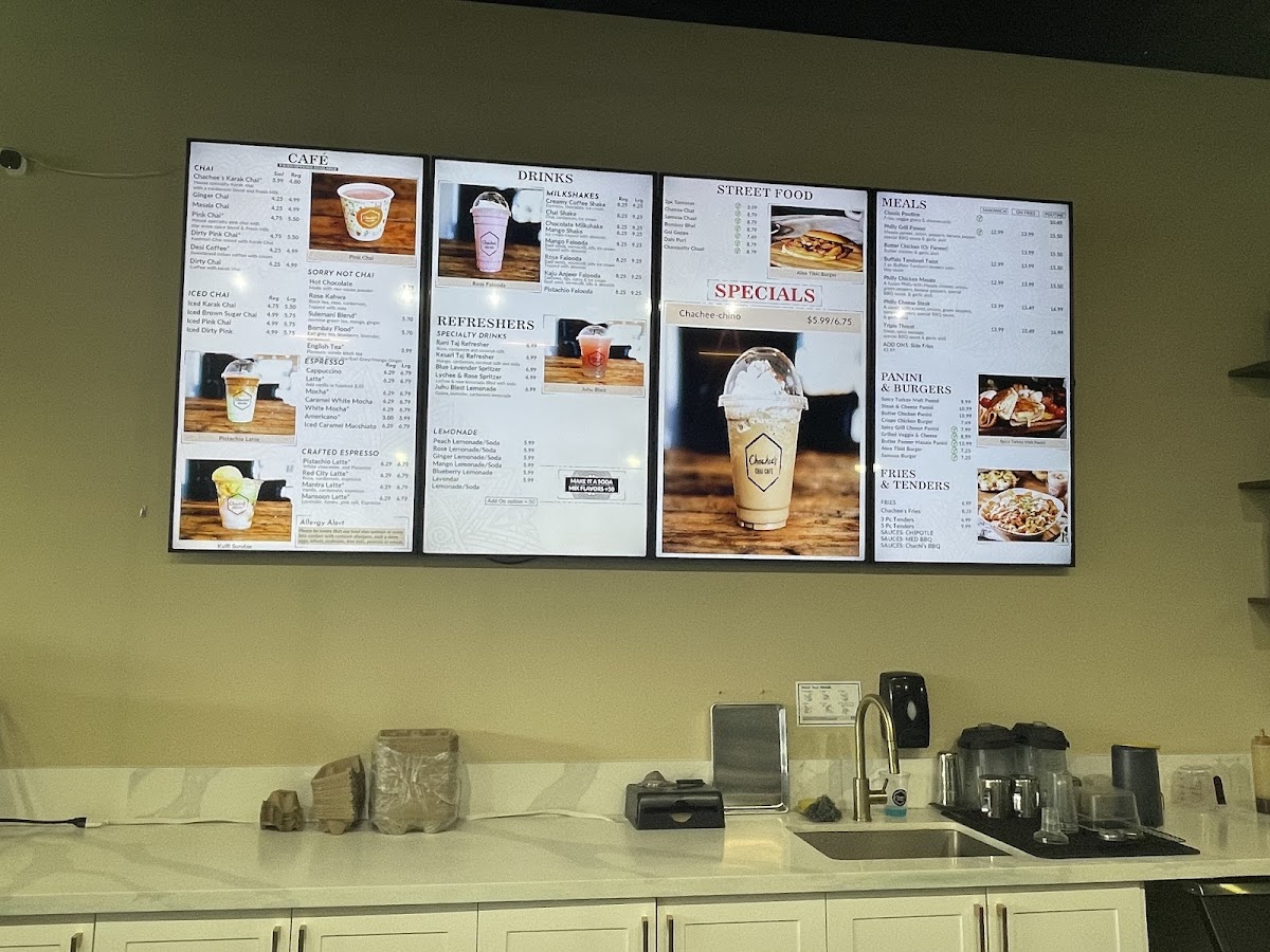 Menu Chachee's Chai Cafe (Mississauga)-5
