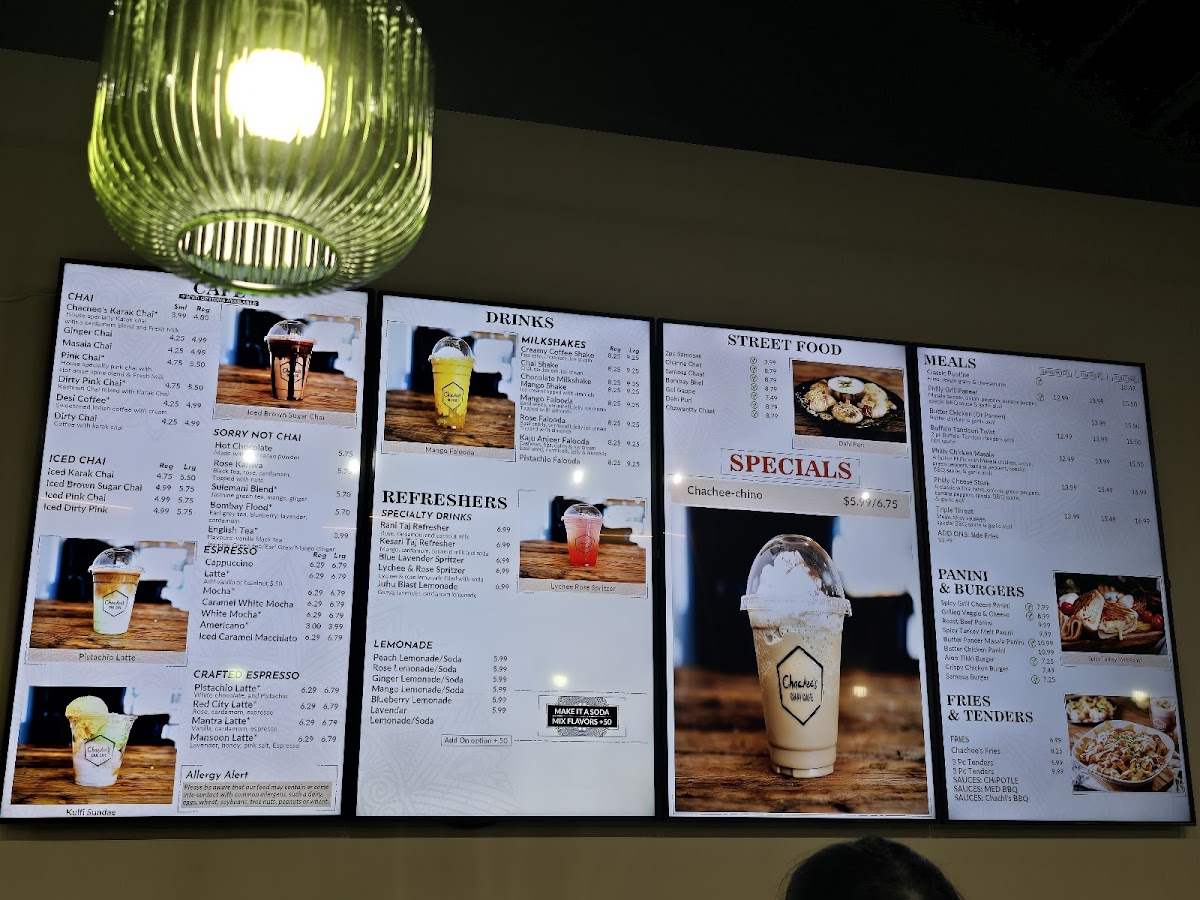 Menu Chachee's Chai Cafe (Mississauga)-6