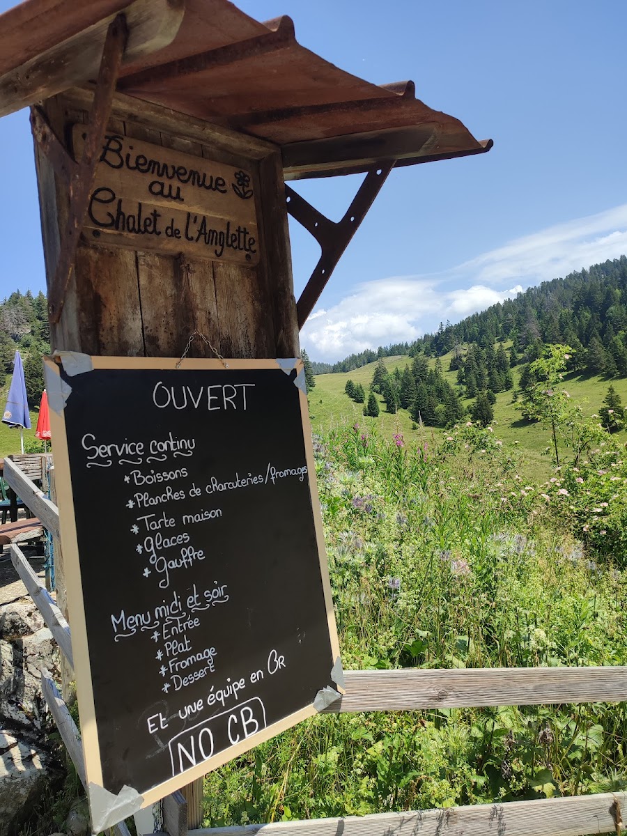 Menu Chalet Restaurant De L'anglettaz-2