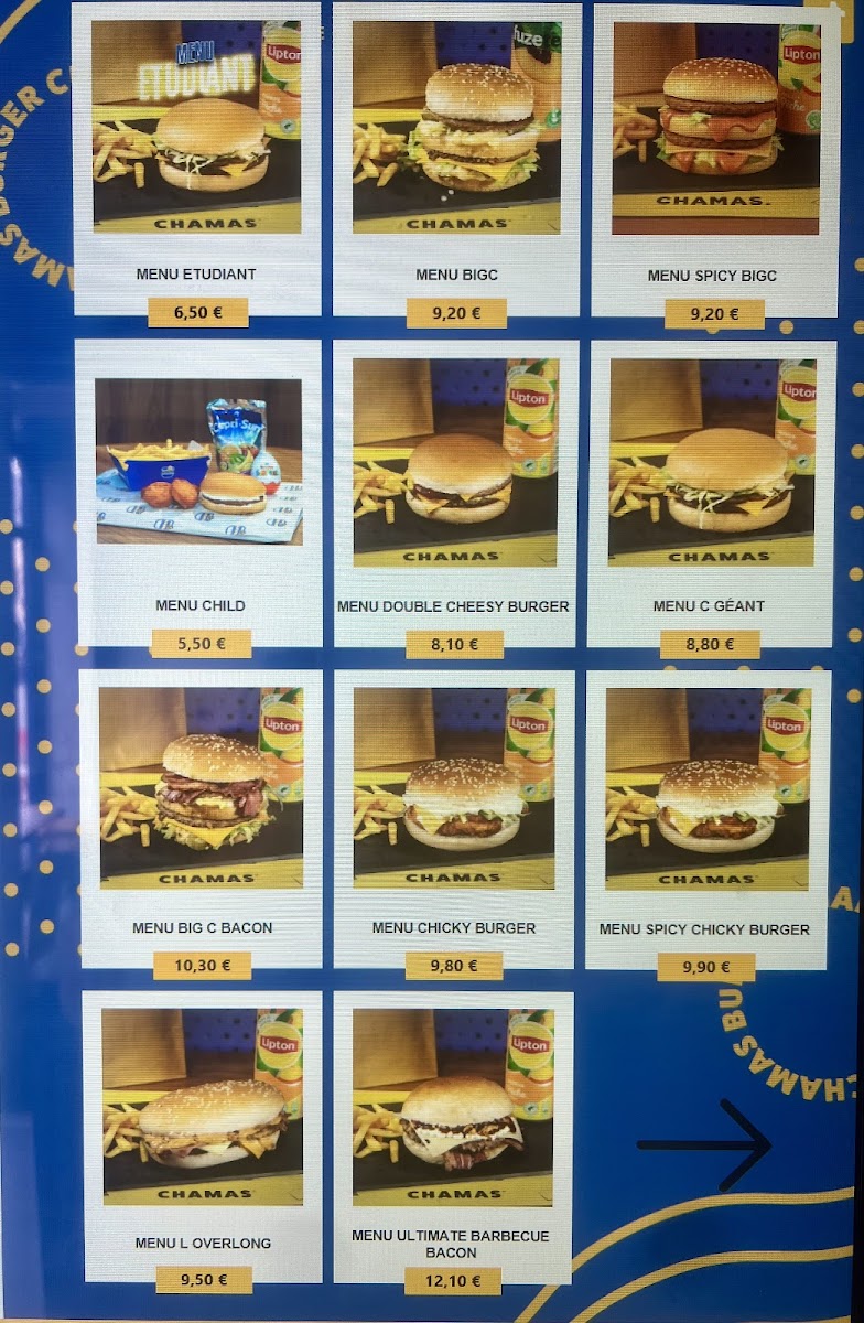 Menu Chamas Burger Arras-2