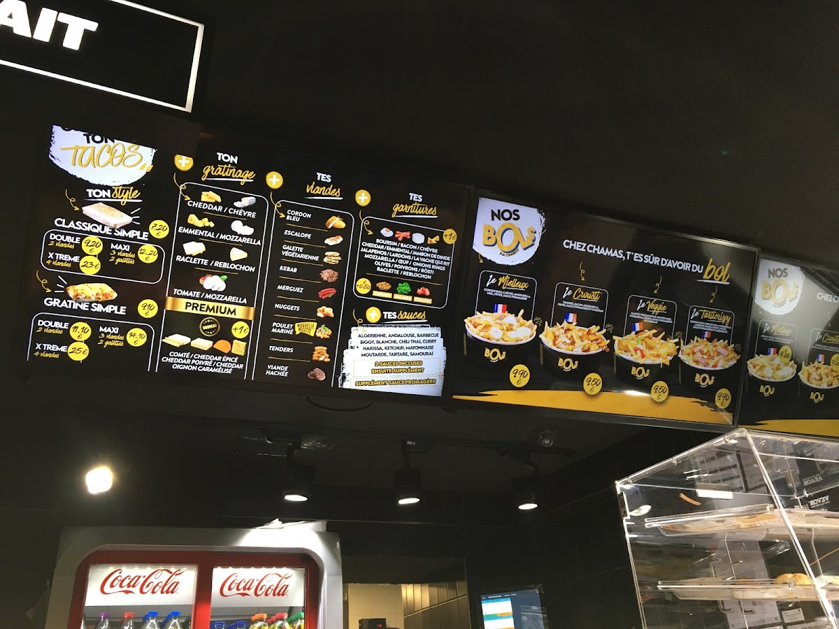 Menu Chamas Tacos® Paris 19-2