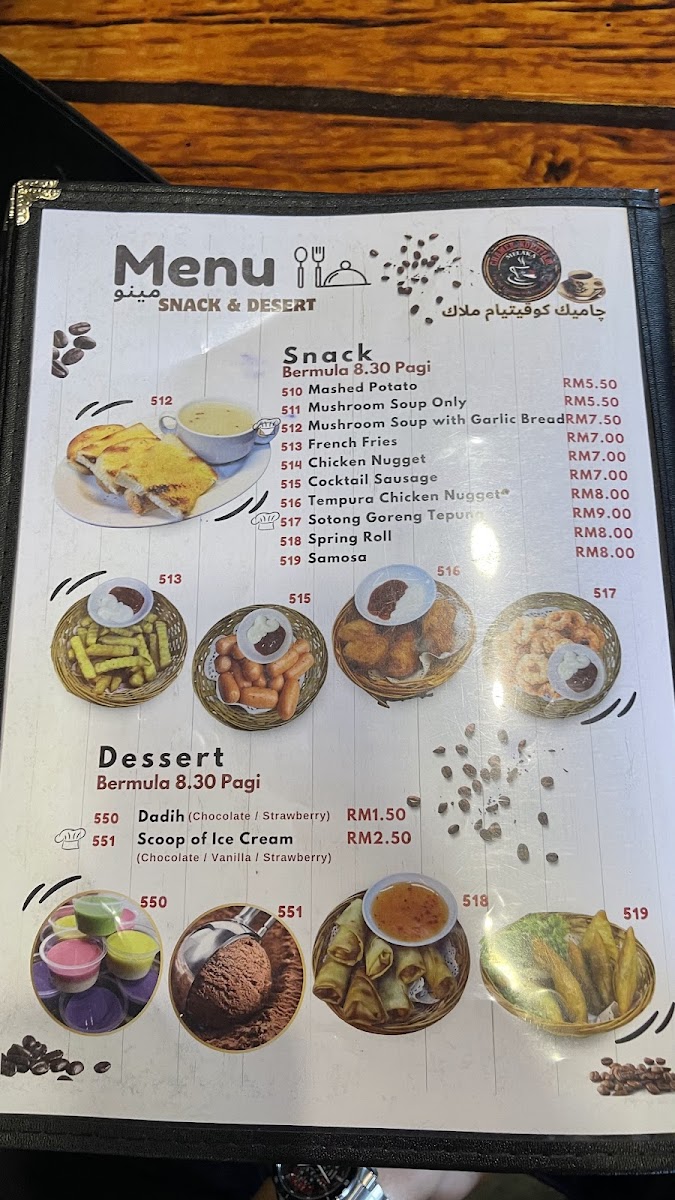 Menu Chamek Kopitiam • Kota Fesyen • Mitc Melaka-8