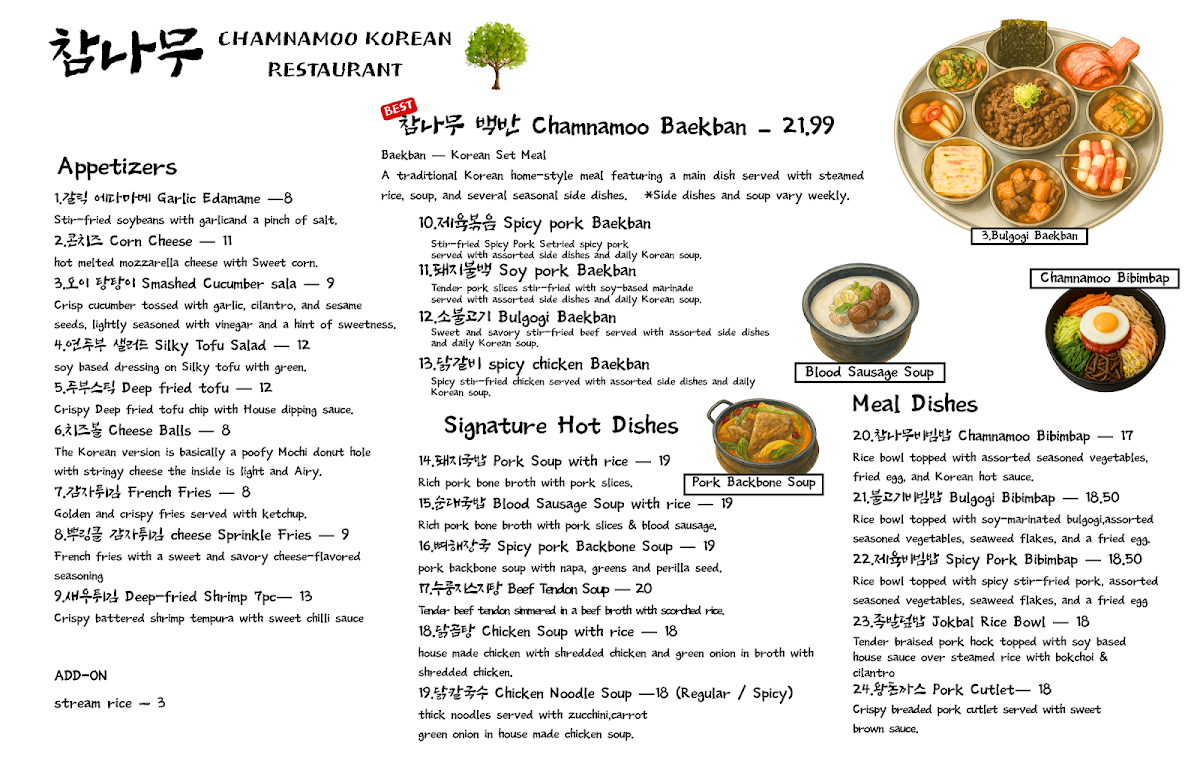Menu Chamnamoo Korean Restaurant-6