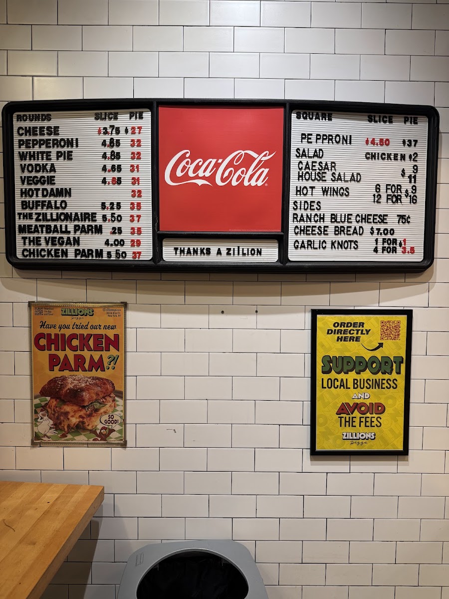 Menu Champion Pizza - Times Square-1
