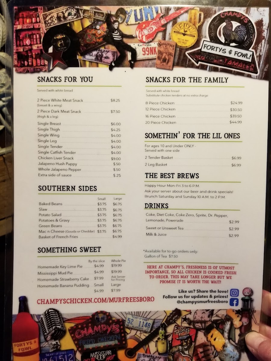 Menu Champy's Murfreesboro-6
