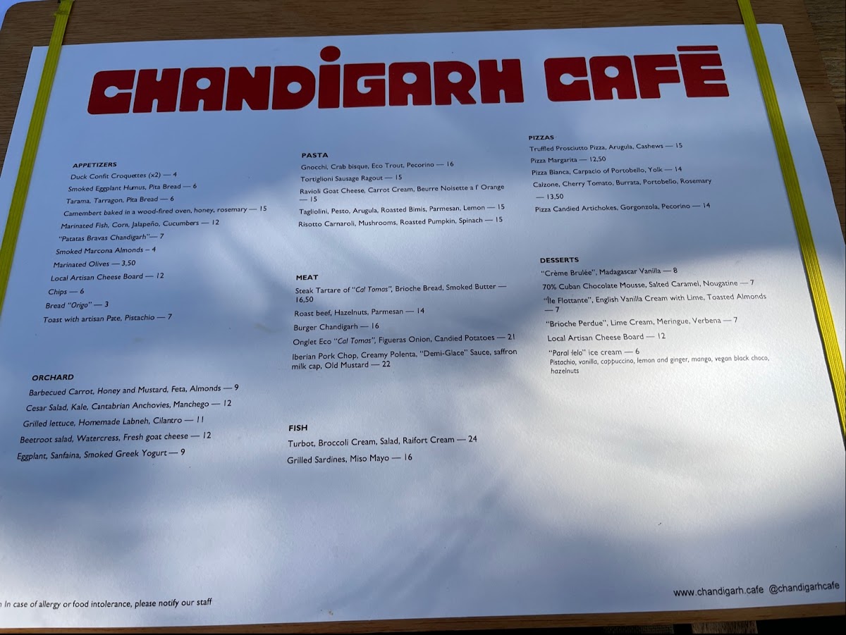 Menu Chandigarh Café-5