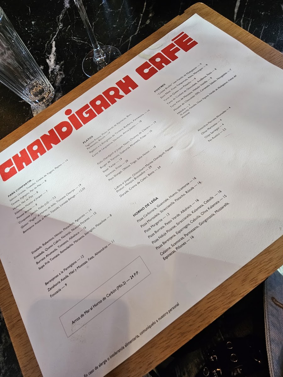 Menu Chandigarh Café-6